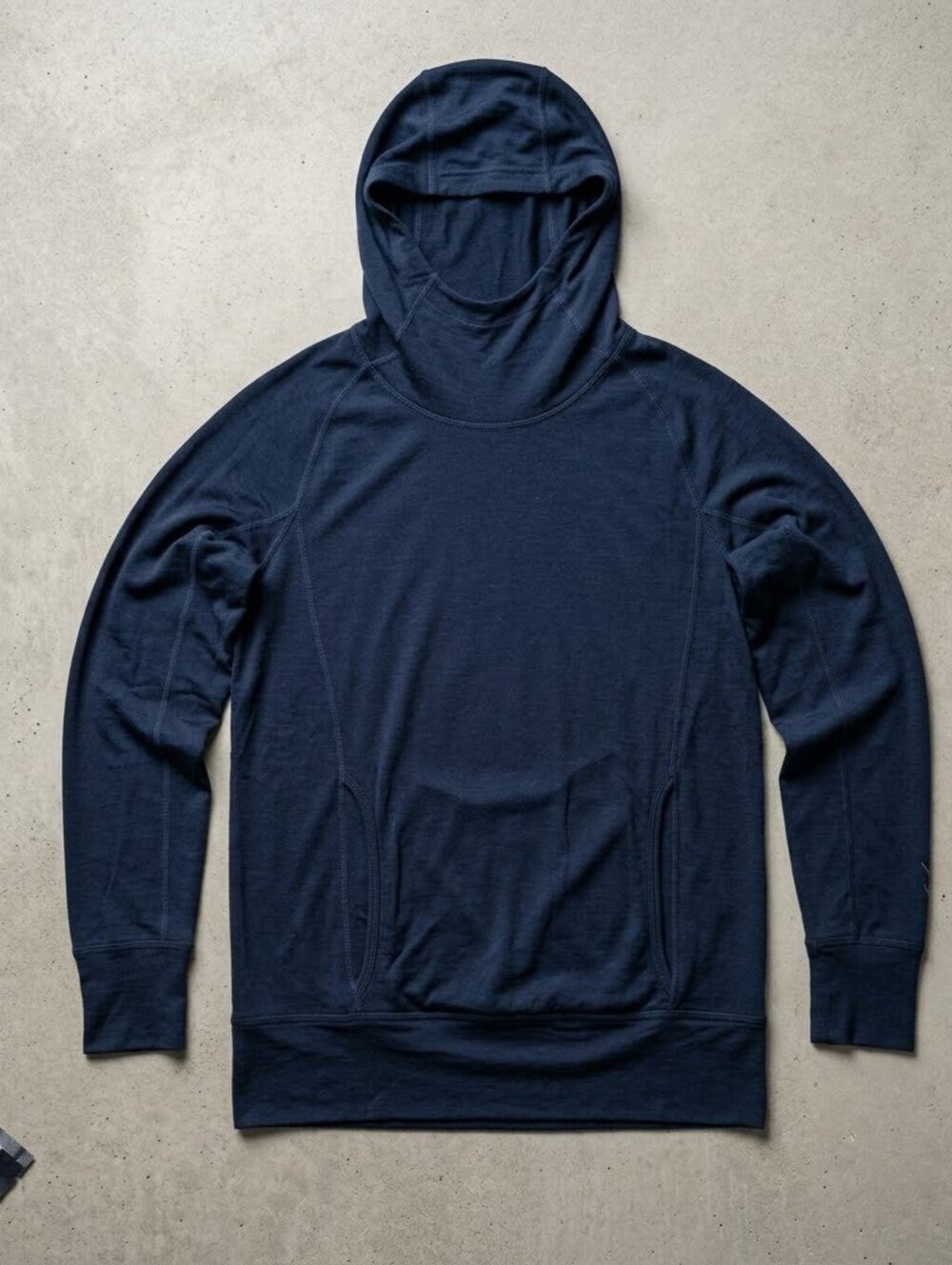 Ibex Merino Wool Hoodie Womens M Navy Canada Granola Girl Gorpcore